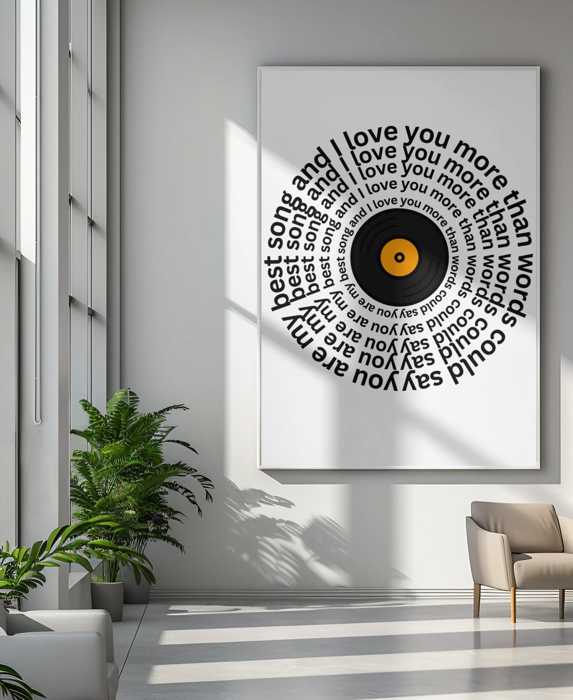 Custom Texts Lyrics Names Quotes Prints