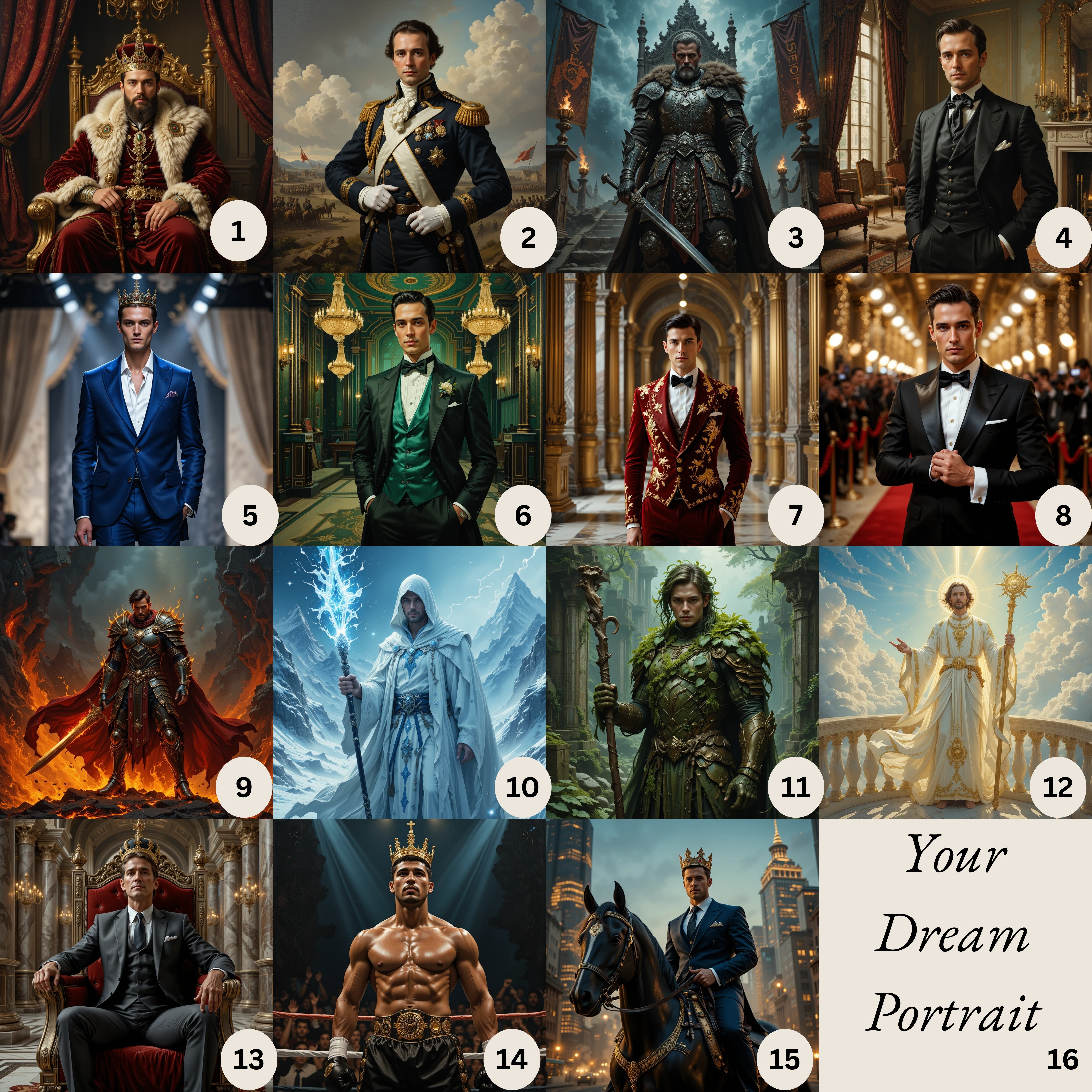 Custom Fused Male Portrait