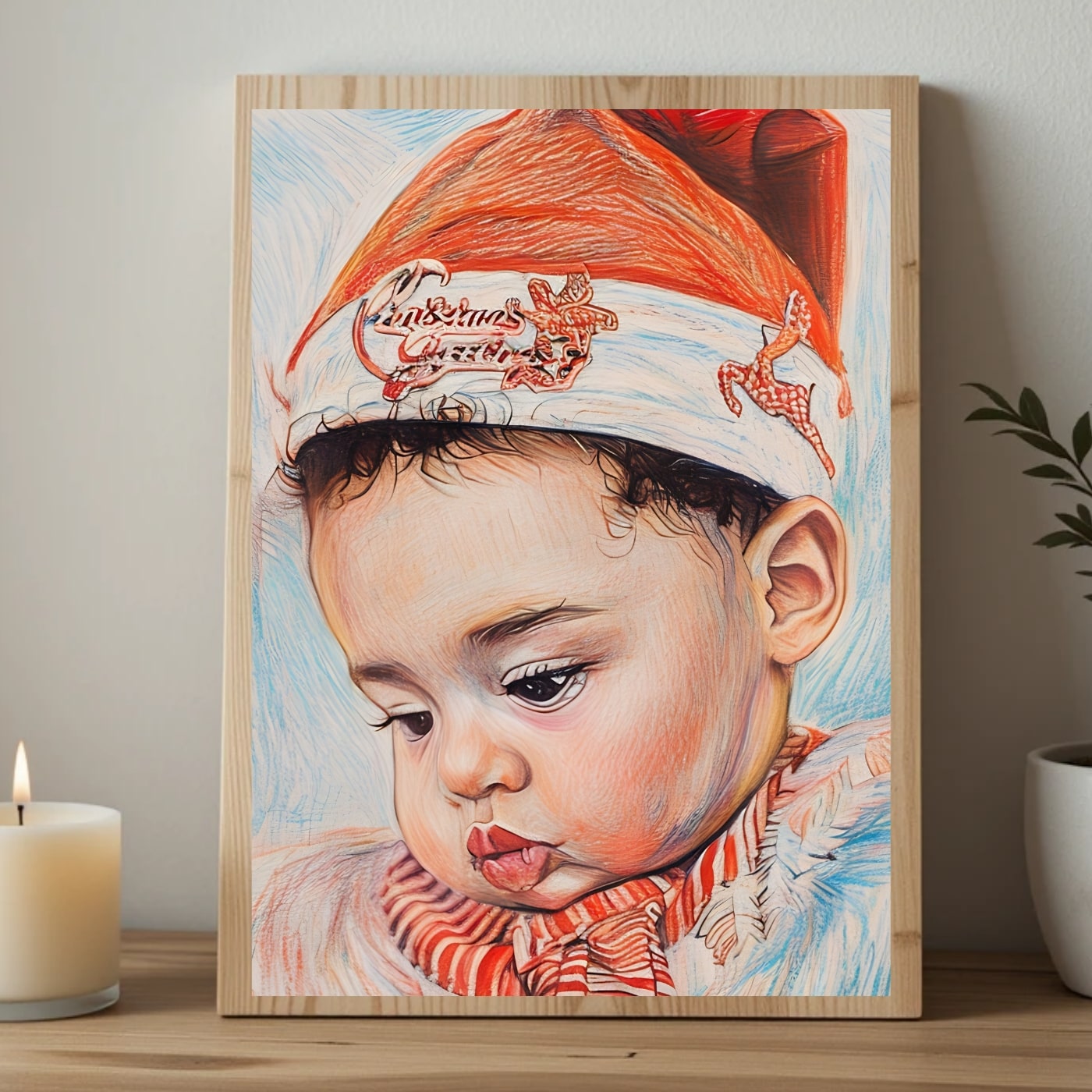 Custom Maple Wood Photo Portrait: Personalized Eco-Friendly Wall Art
