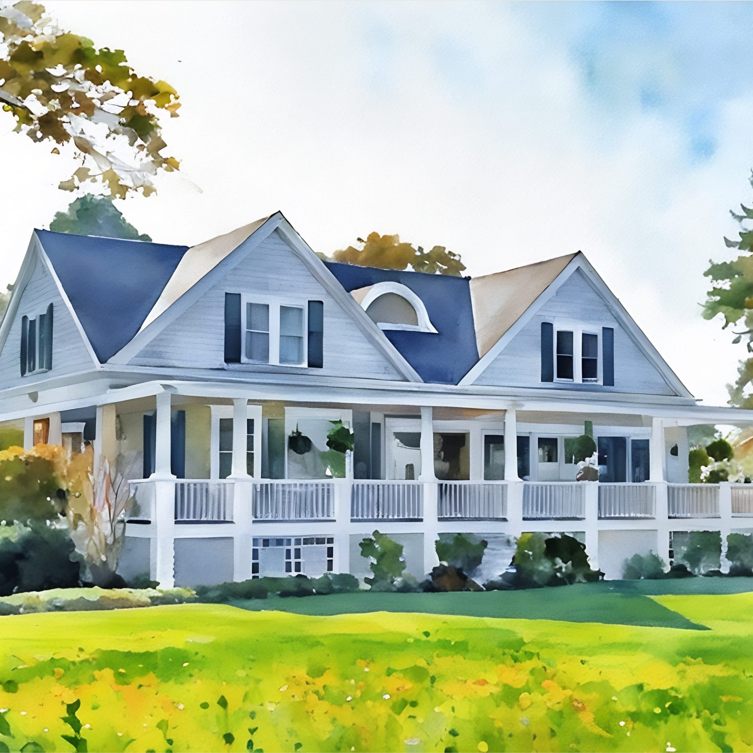 Personalized Watercolor Portrait: Custom Digital Art Download