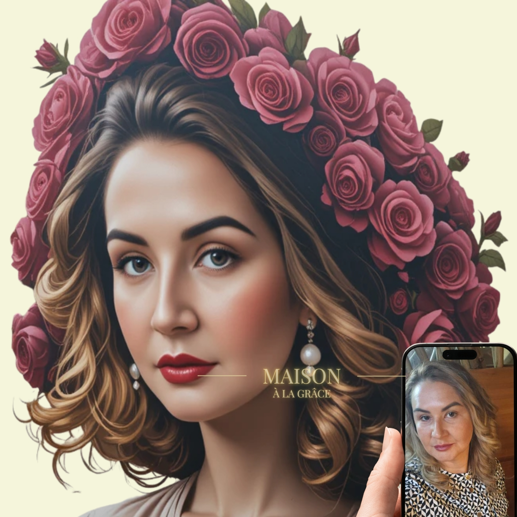 Custom Fused Female Portrait