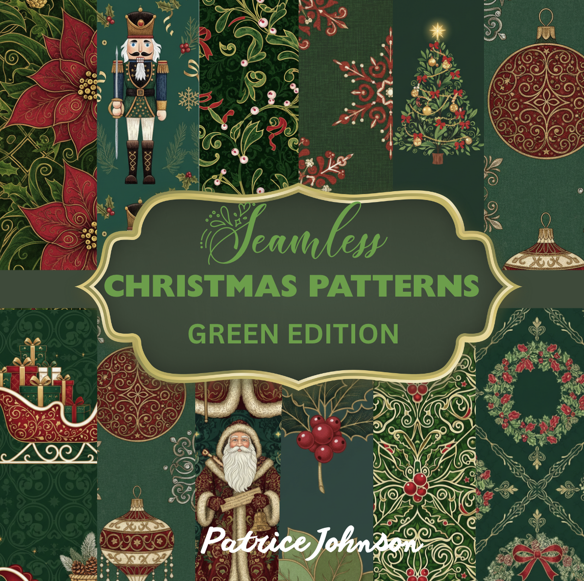 12 Seamless Christmas Patterns