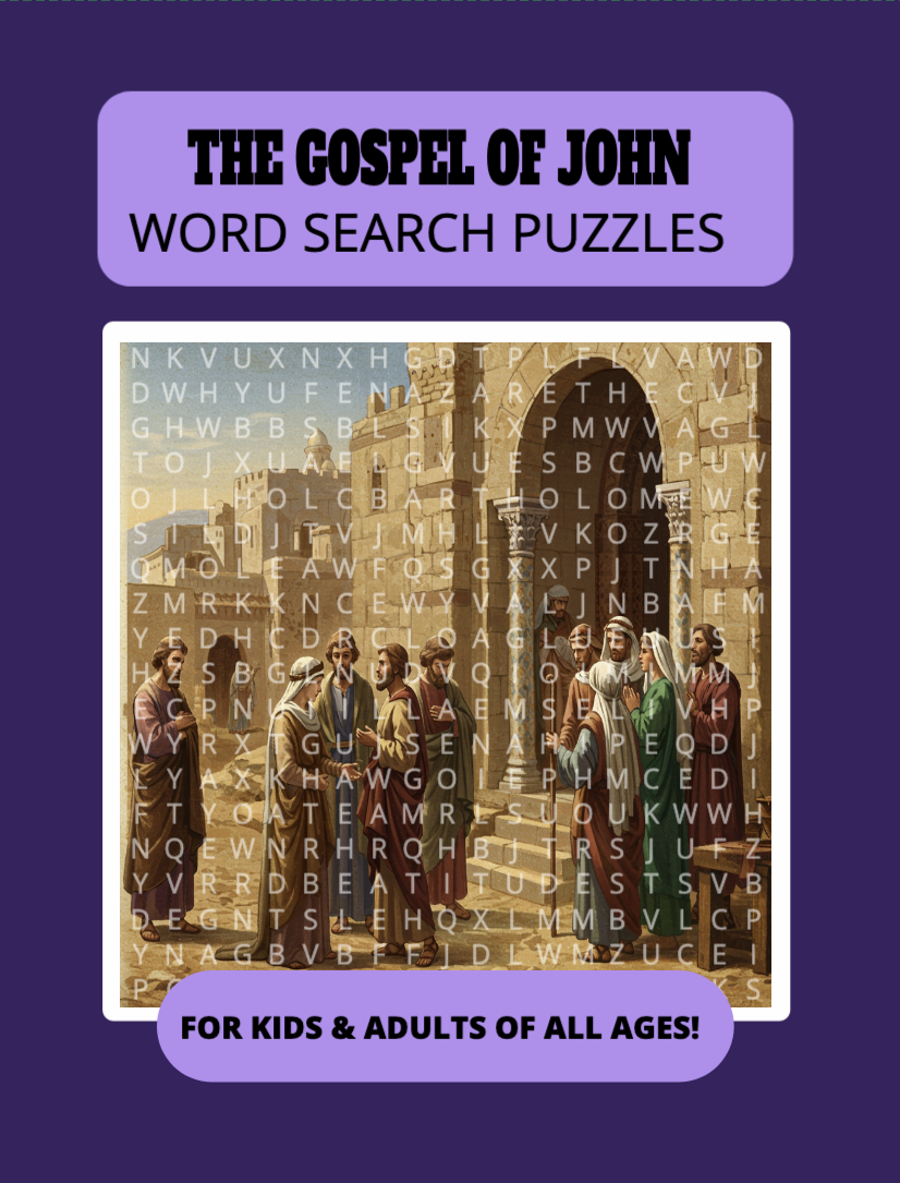 The Gospel of John Word Search Puzzles