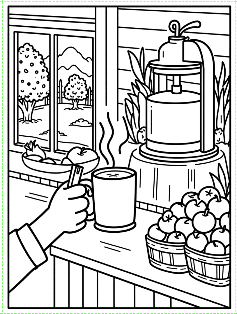 The Wonders of Fall Coloring Book