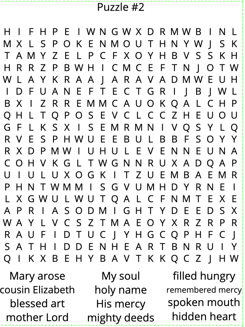 The Gospel of Luke Word Search Puzzles