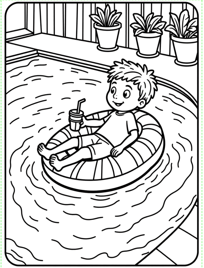 The Wonders of Summer Coloring Book