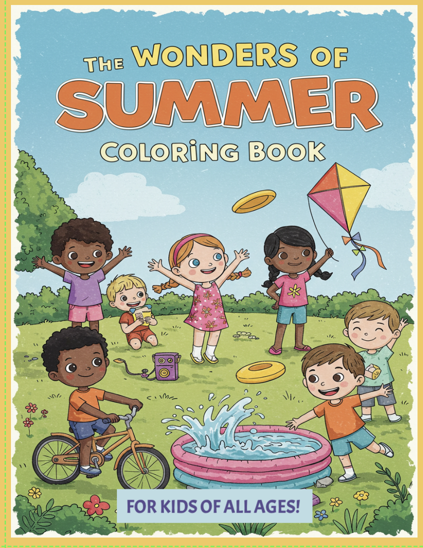 The Wonders of Summer Coloring Book