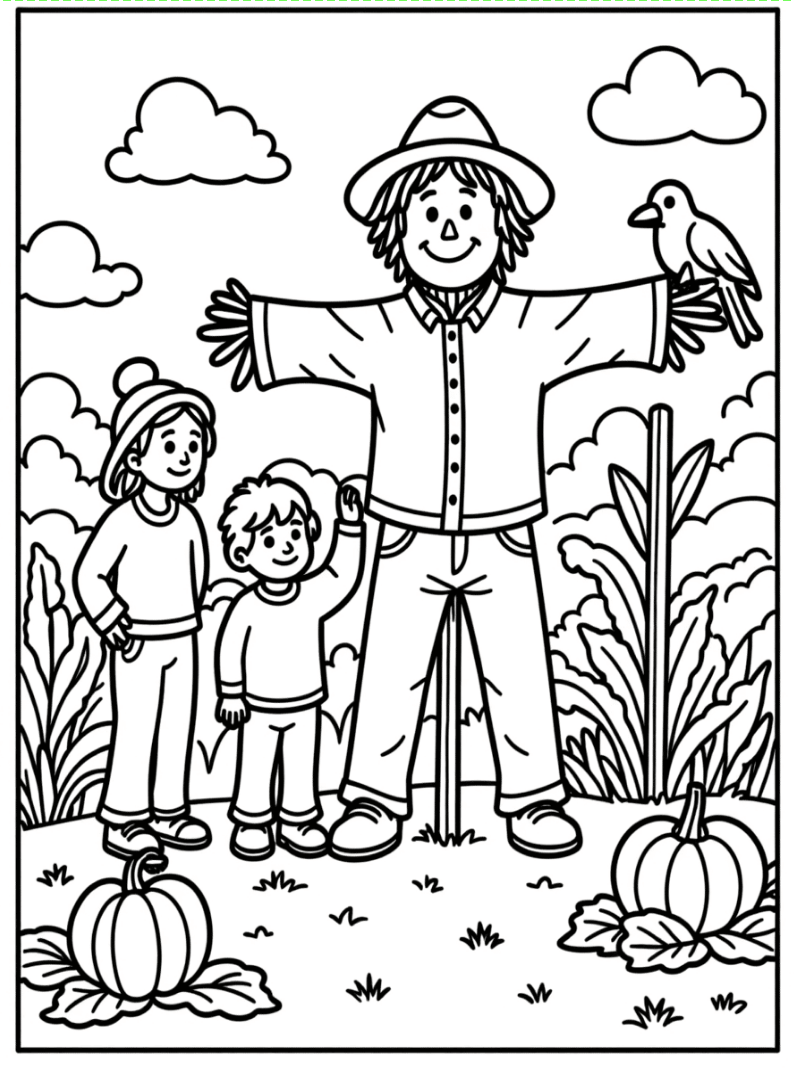 The Wonders of Fall Coloring Book