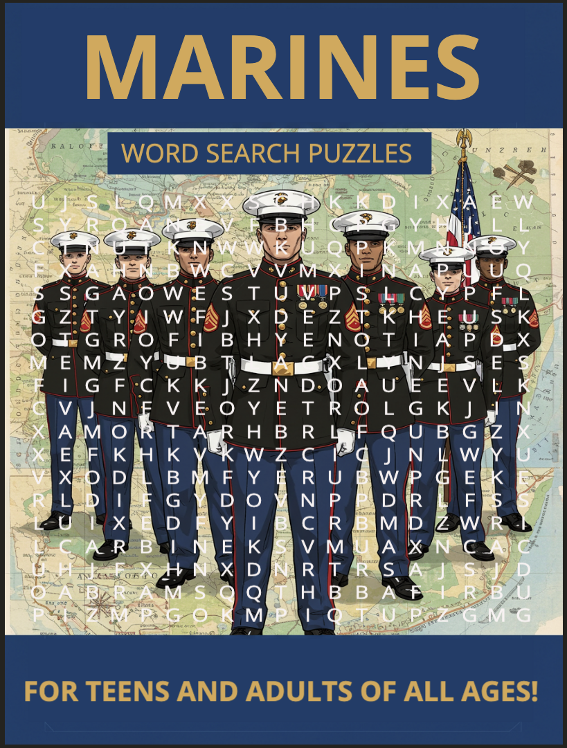 Marines Word Search Puzzles