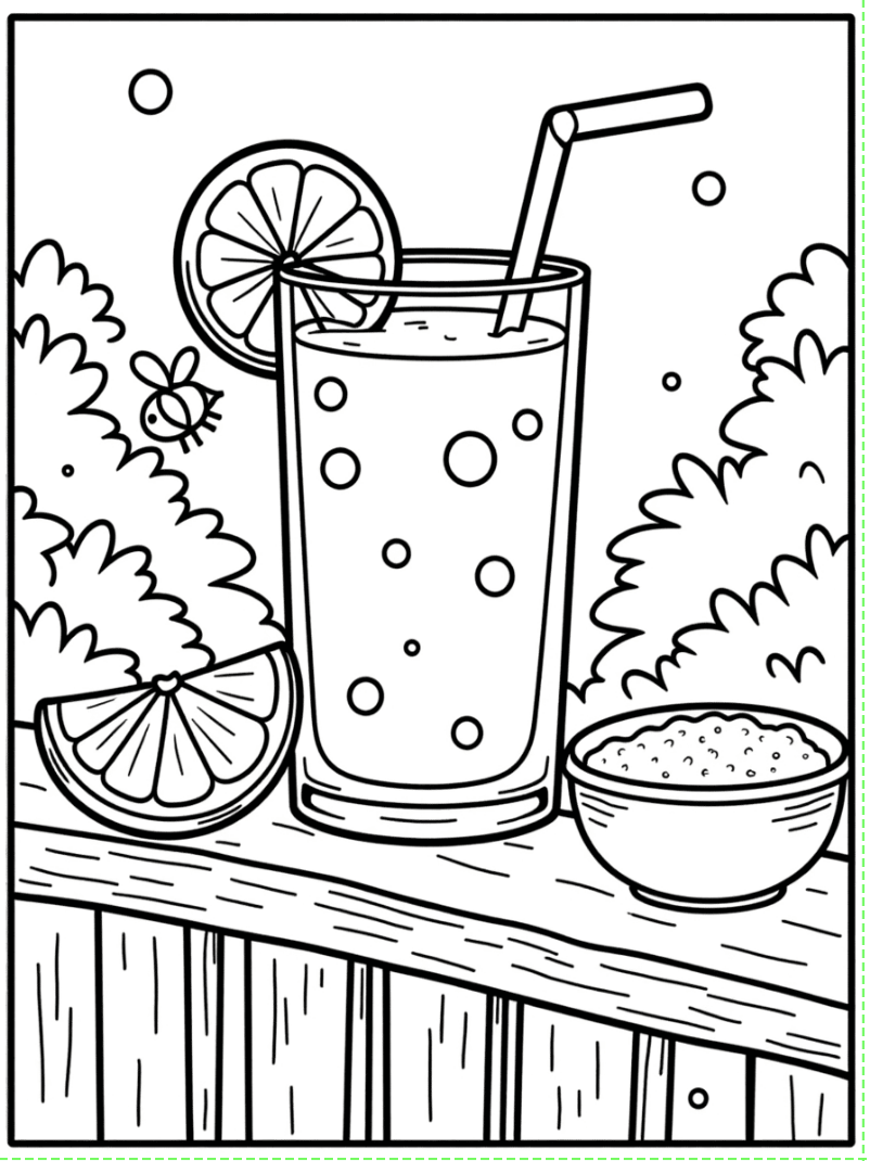 The Wonders of Summer Coloring Book