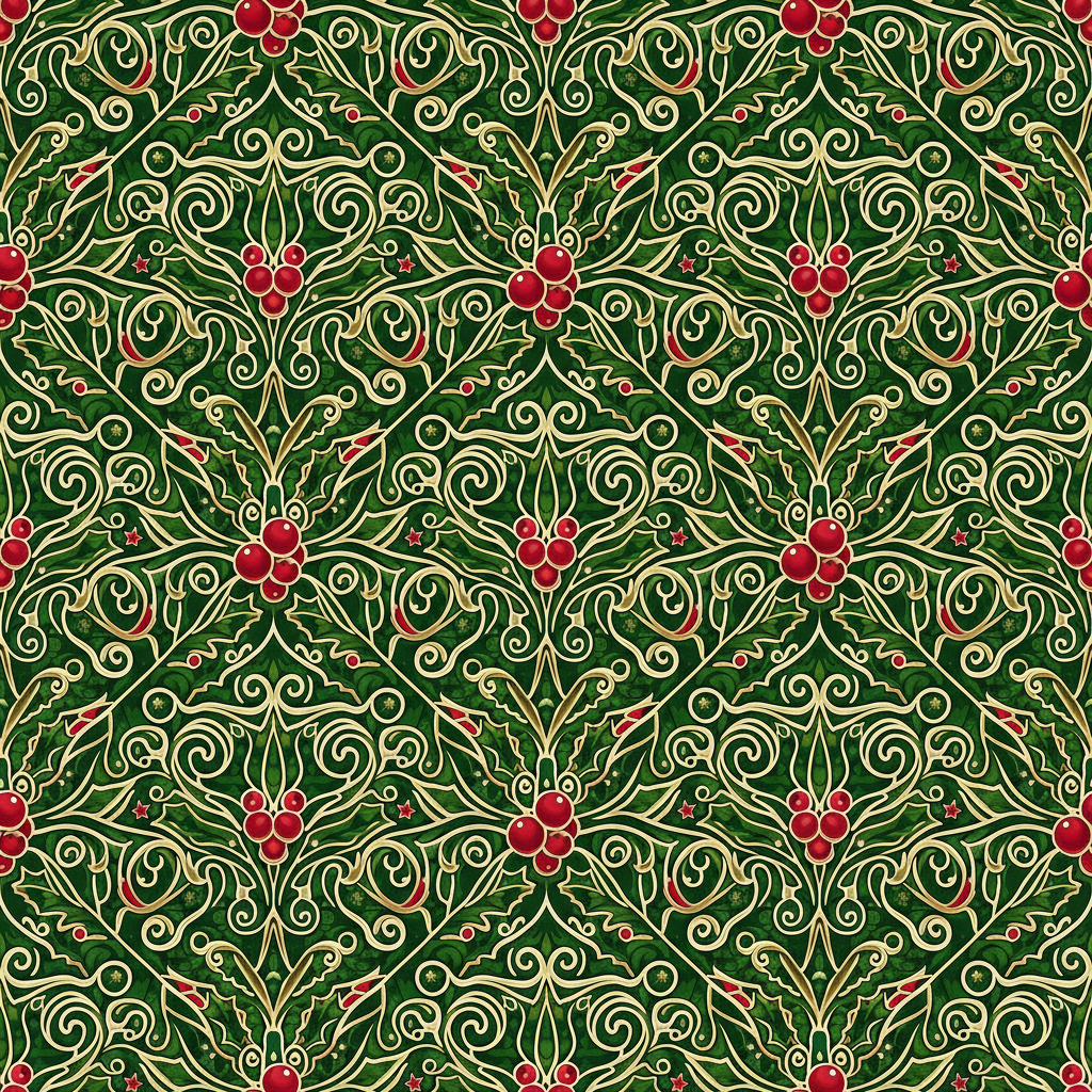 12 Seamless Christmas Patterns