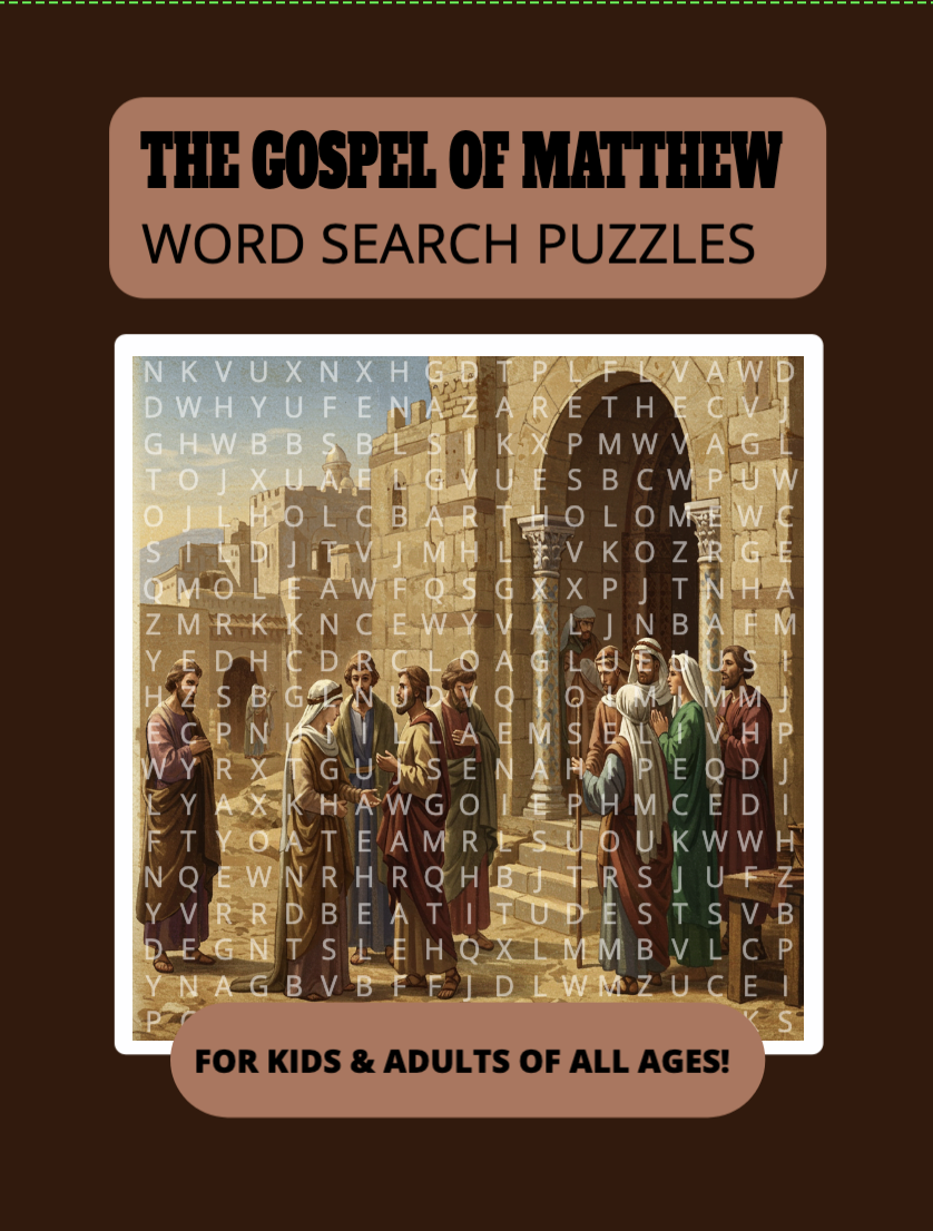The Gospel of Matthew Word Search Puzzles