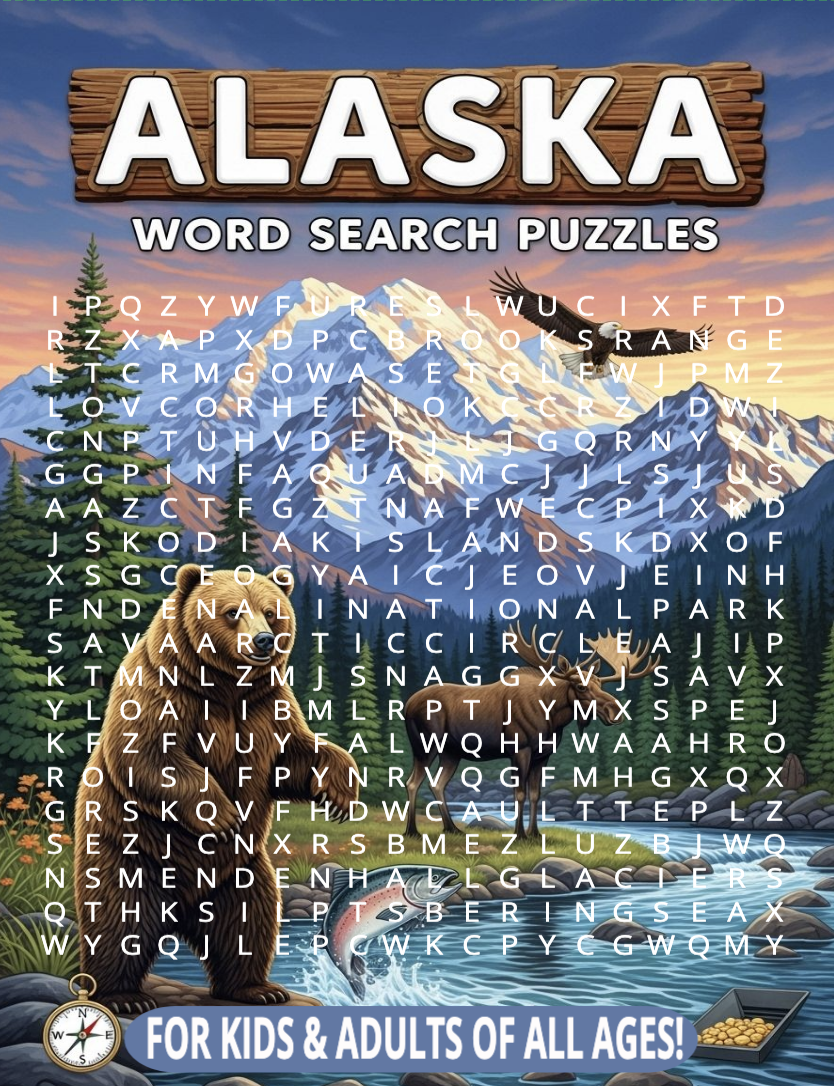 Alaska Word Search Puzzles