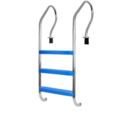 Escalera Vulcano de 3 peldaños en plástico con anclaje