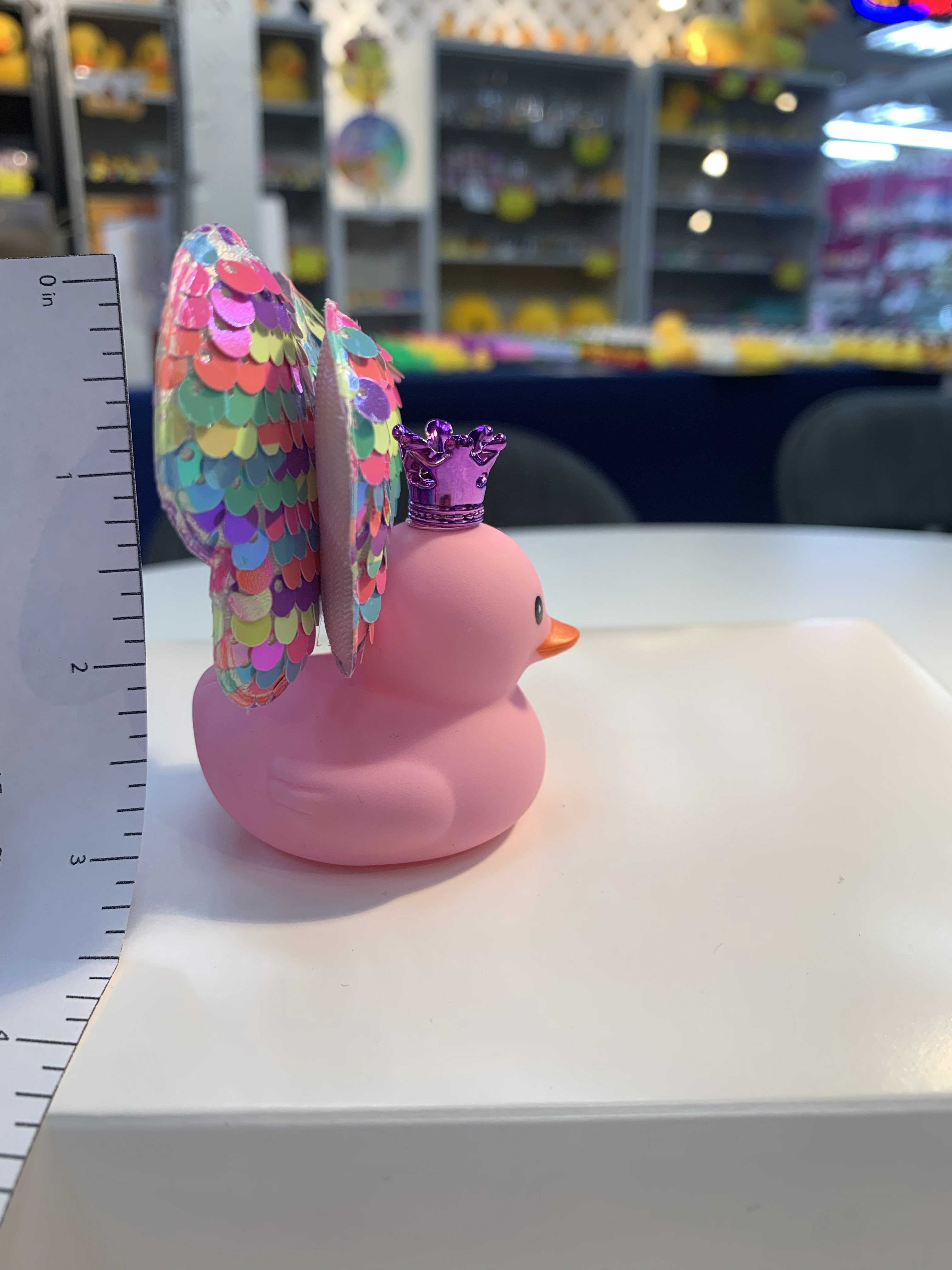 Shiny Pink Wing Duckie