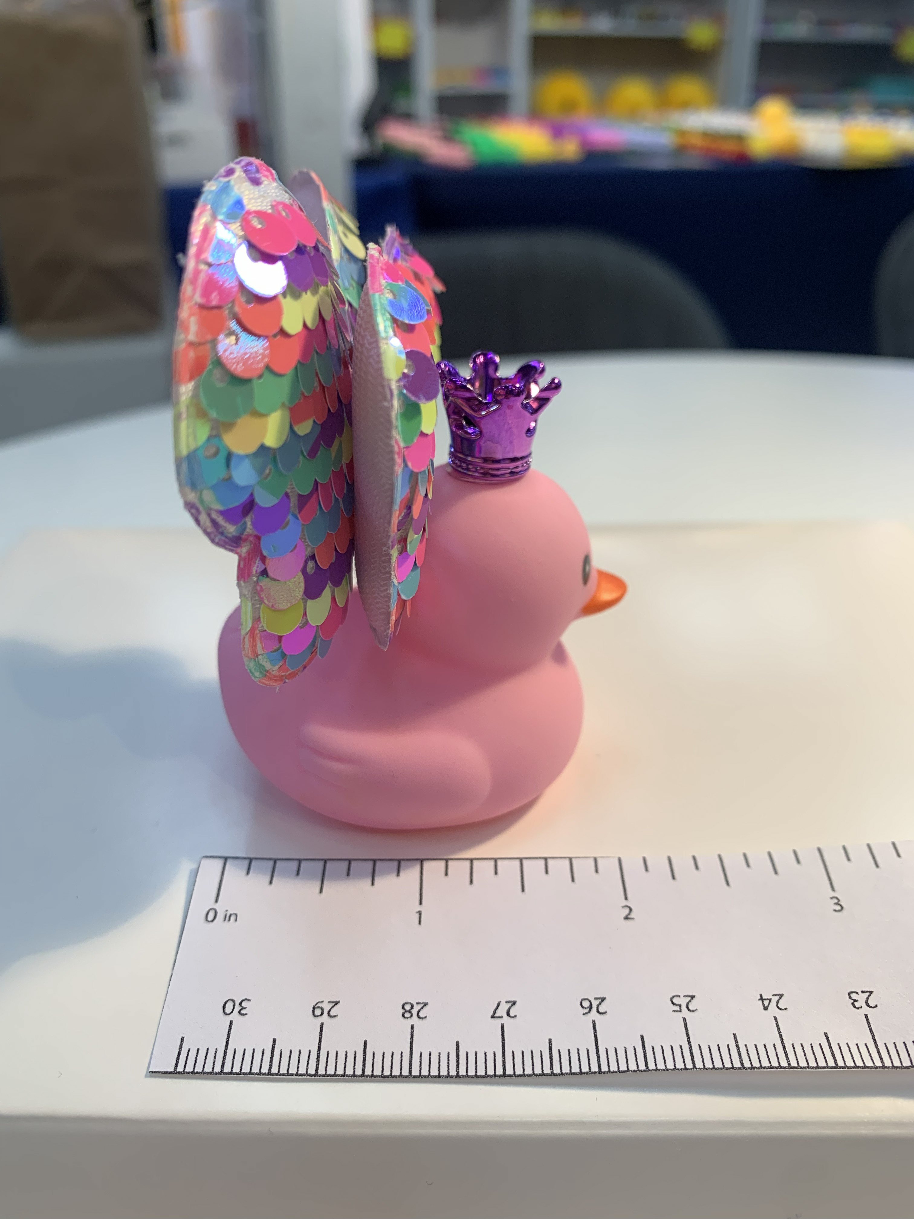 Shiny Pink Wing Duckie