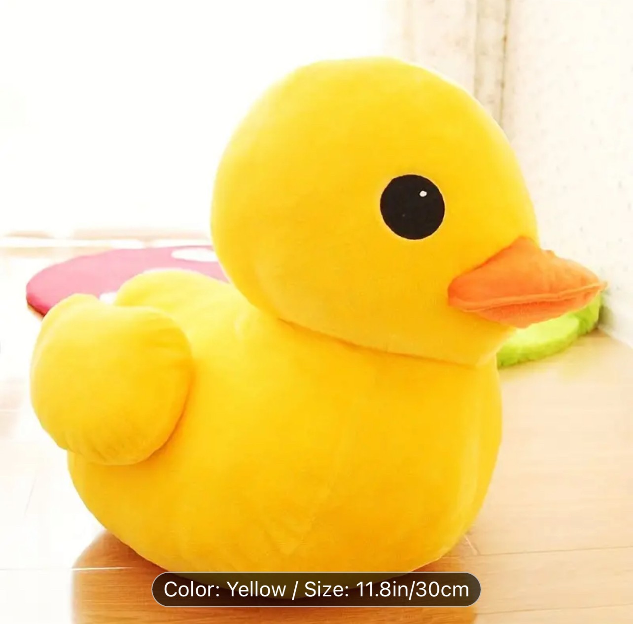 Plush Yellow Duck Toy