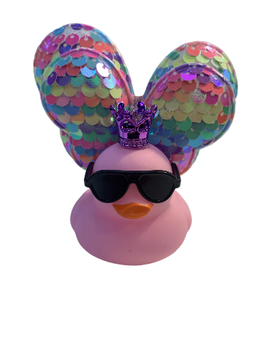 Shiny Pink Wing Duckie