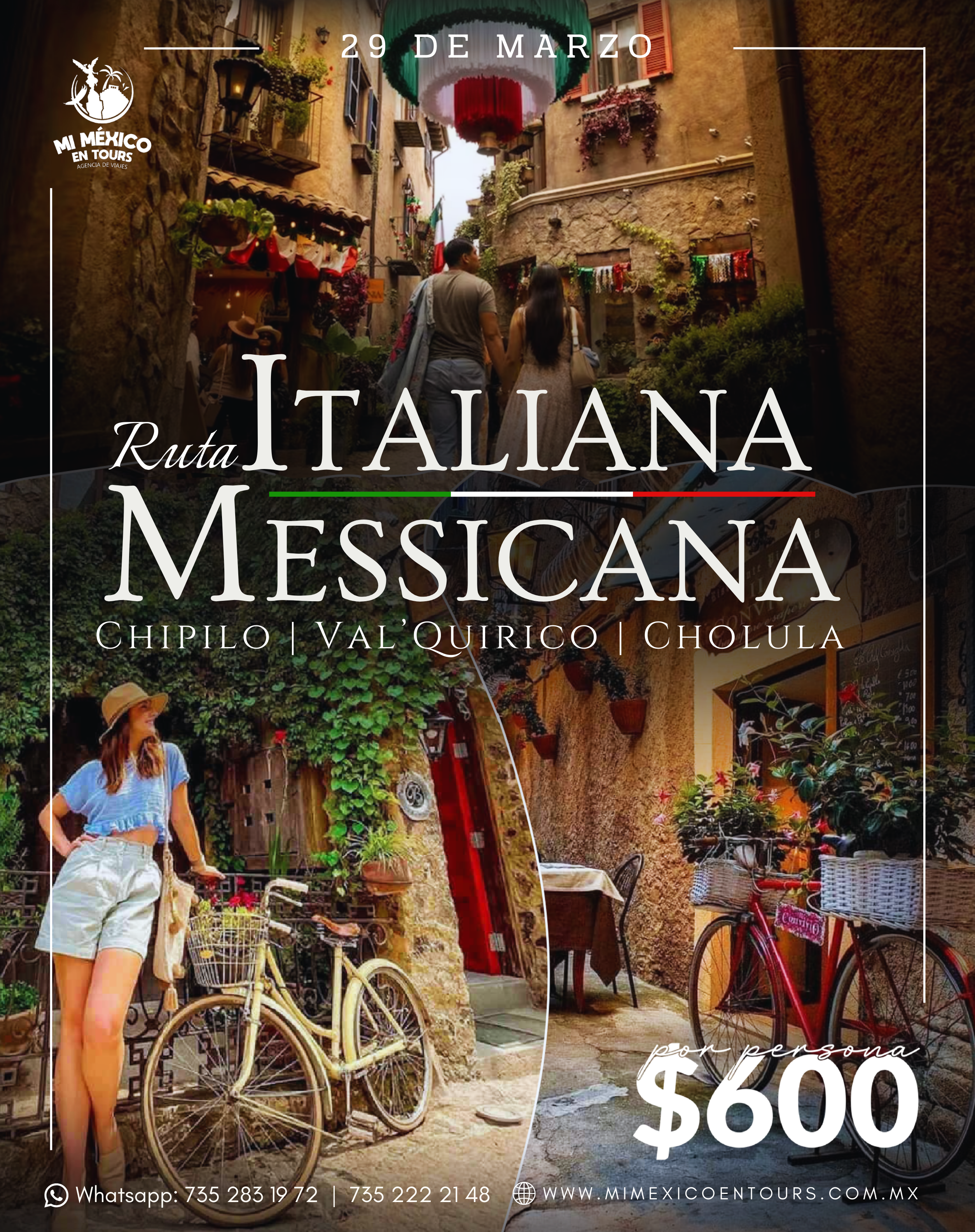 Ruta Italiana Messicana: Chipilo, Cholula y Val’Quirico.