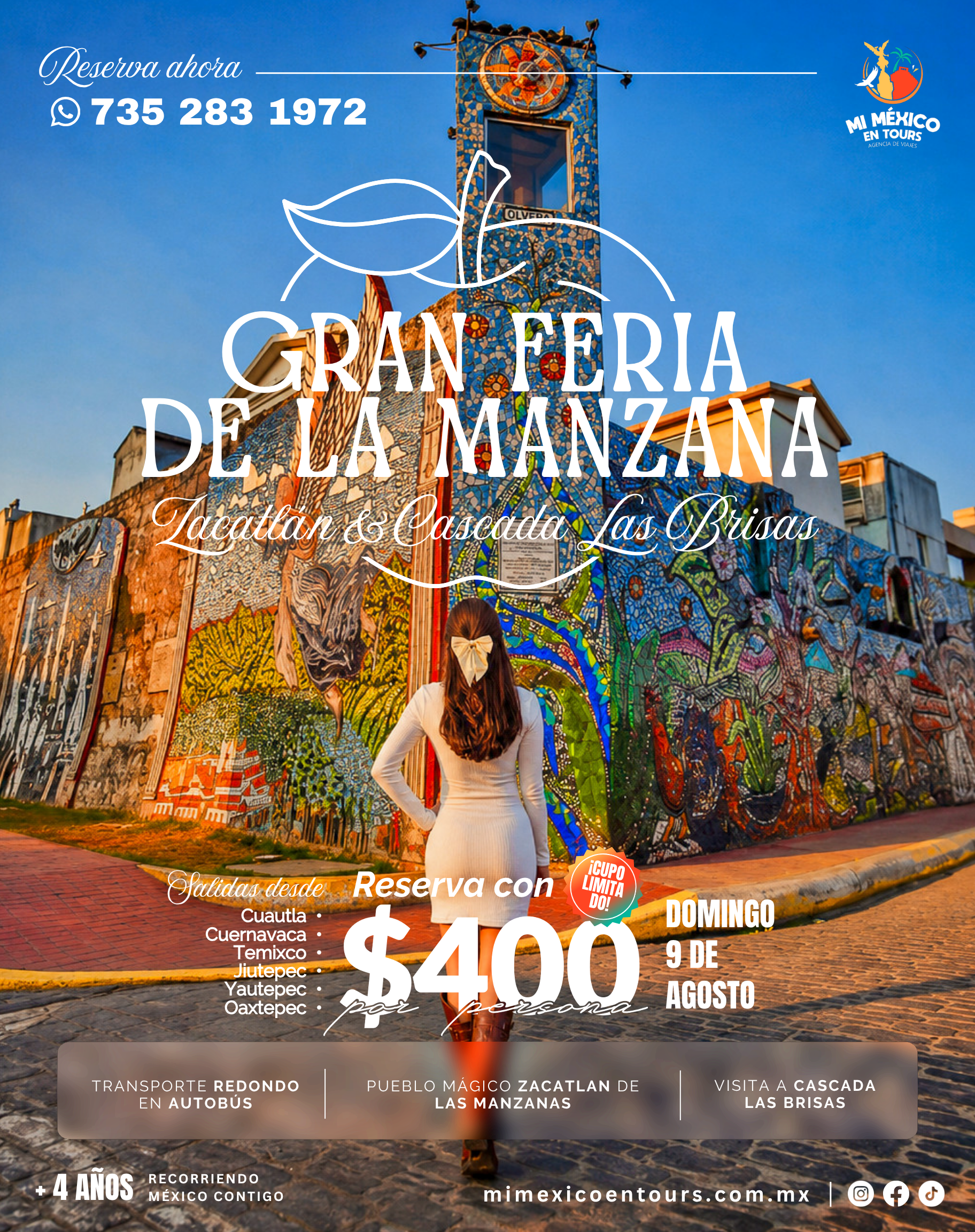 Gran Feria de la Manzana, Zacatlán & Cascada Las Brisas