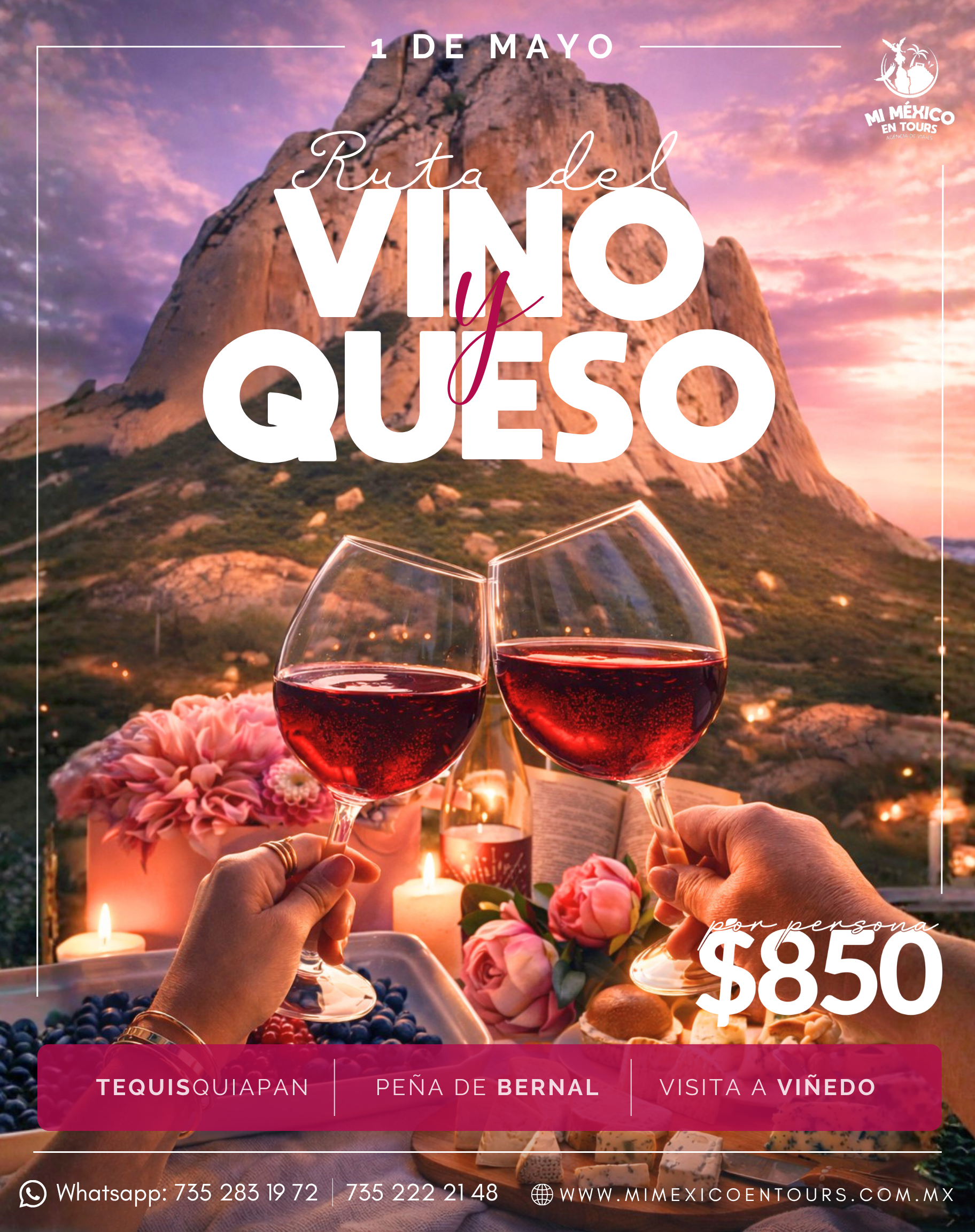 Ruta del Vino y Queso