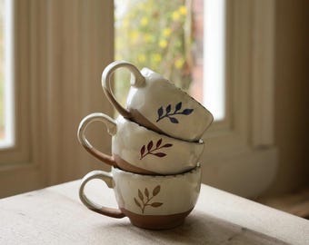 Hand Painted Botanic Mug