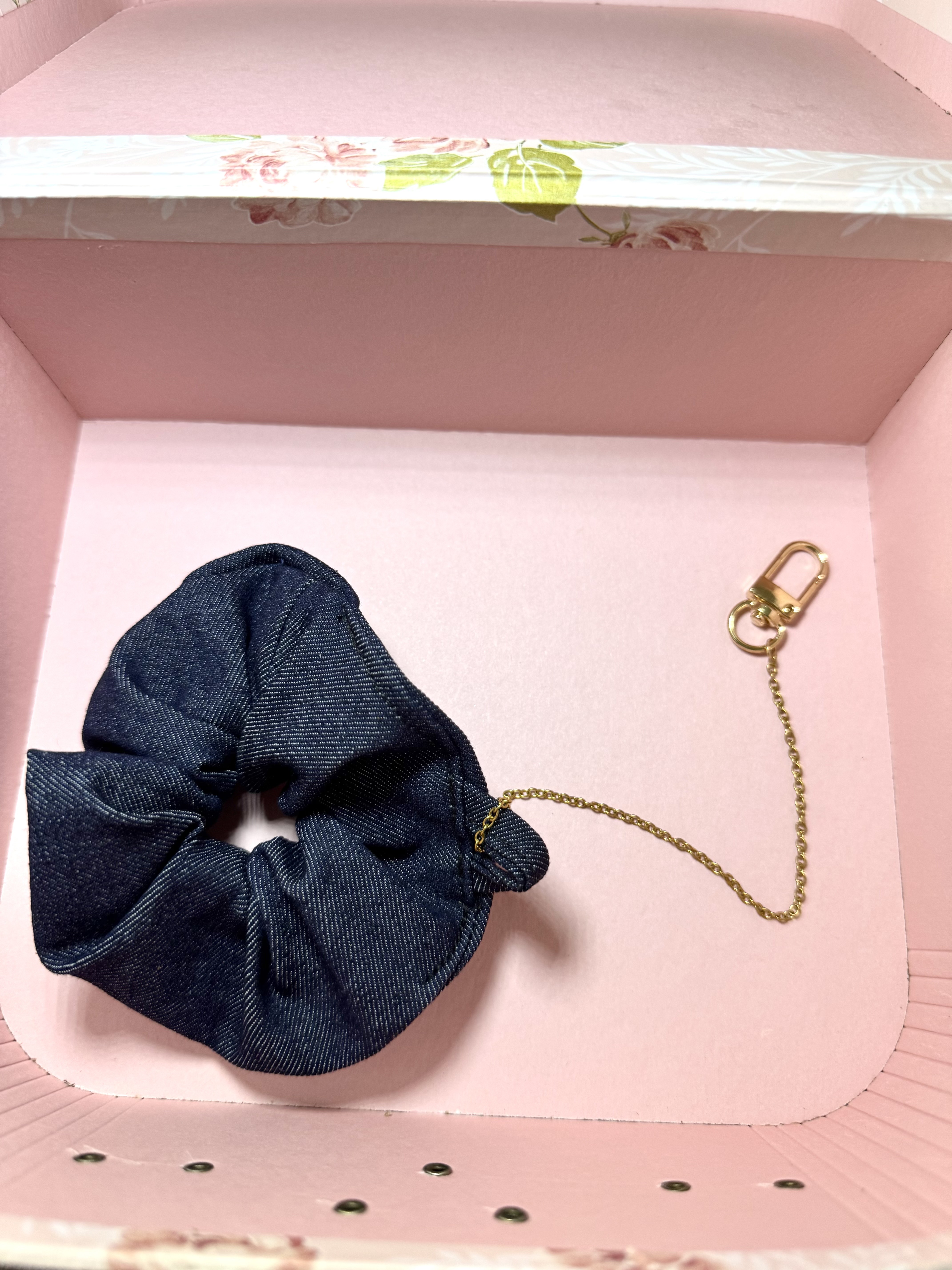 Happy Hour Keychain Scrunchie Bag Charm