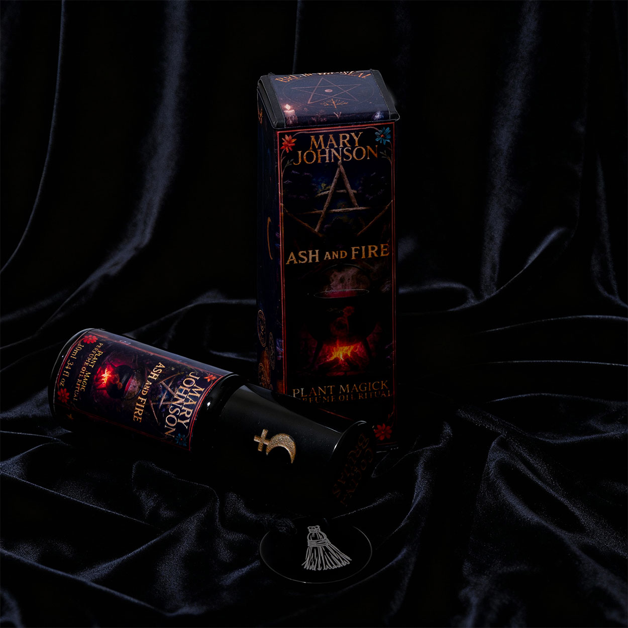 Mary Johnson: Ash and Fire Ritual Perfume Oil 10ml Roll On