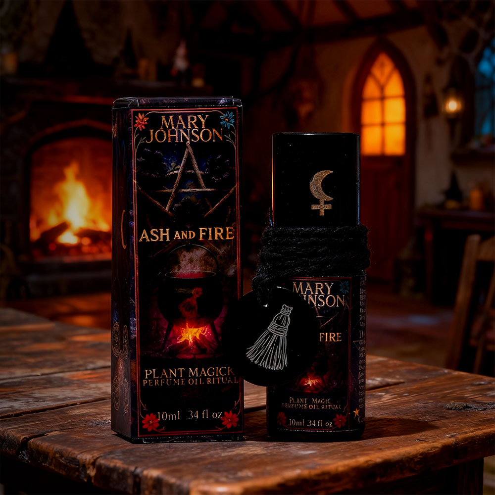 Mary Johnson: Ash and Fire Ritual Perfume Oil 10ml Roll On
