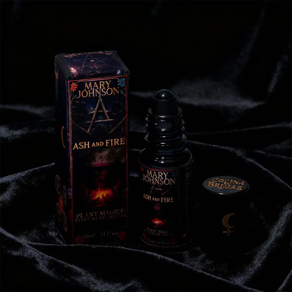 Mary Johnson: Ash and Fire Ritual Perfume Oil 10ml Roll On