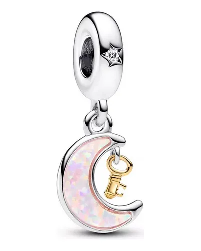 CHARM LUNA ROSA COLGANTE