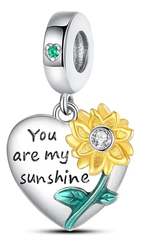 CHARM CORAZON Y GIRASOL