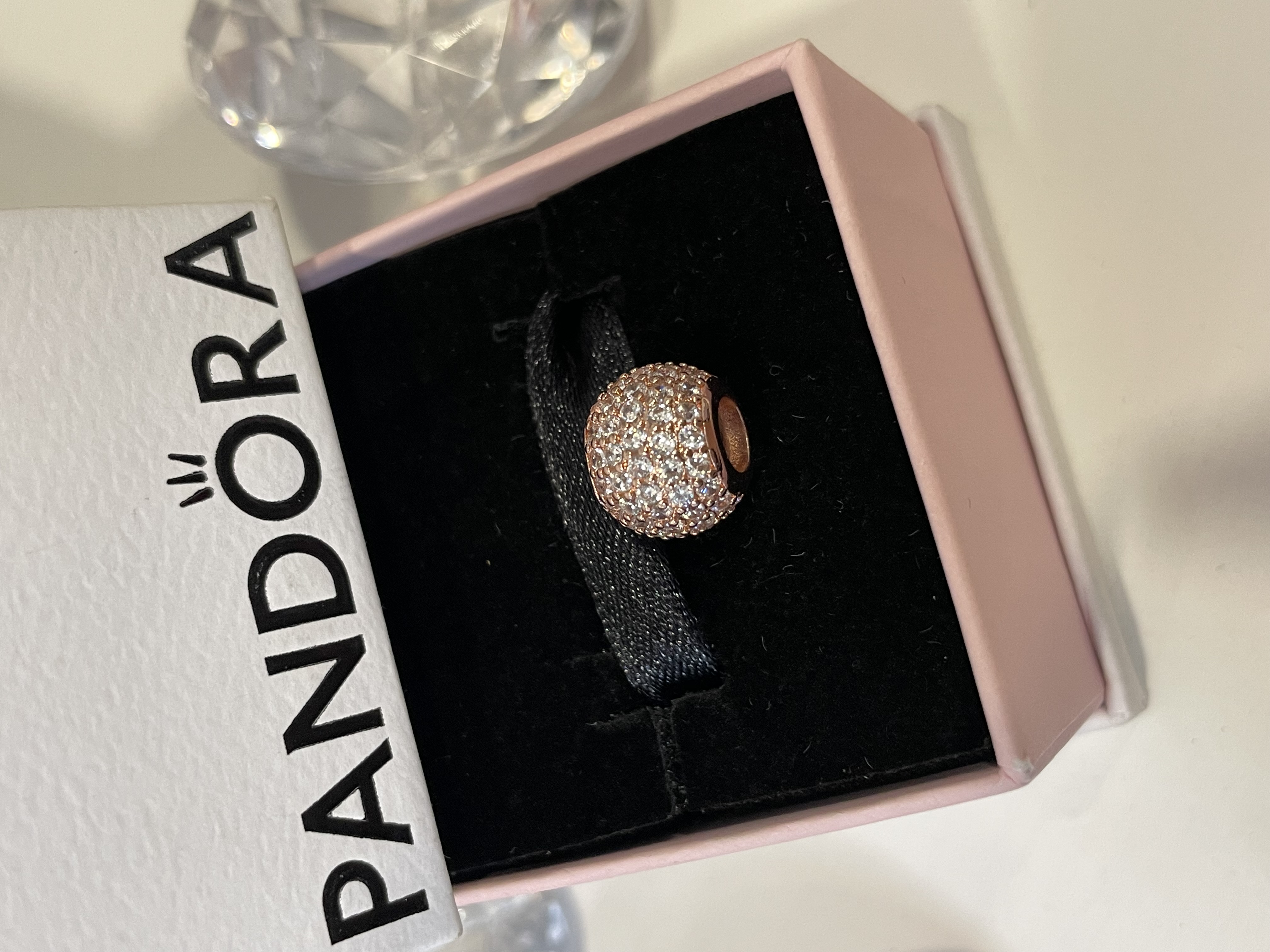 CHARM SEMI BOLA ROSE GOLD