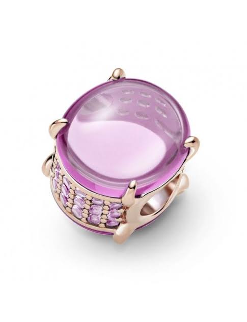 CHARM PIEDRA OVAL TRASLUCIDO 