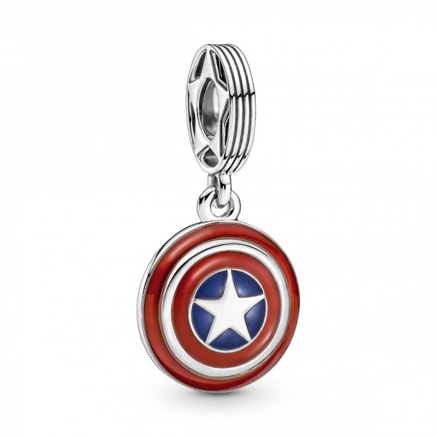 CHARM ESCUDO CAPITÁN AMERICA