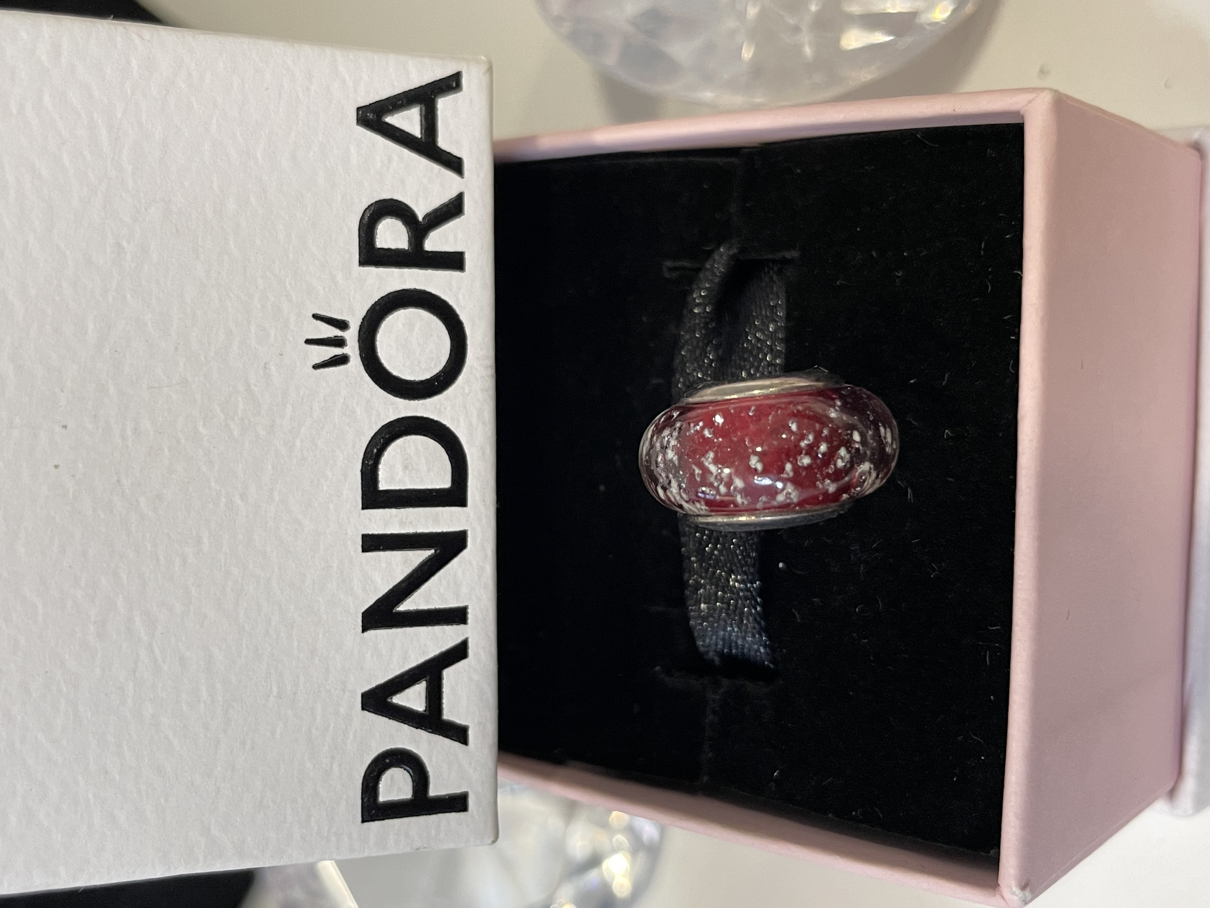 MURANO ROJO BURBUJAS