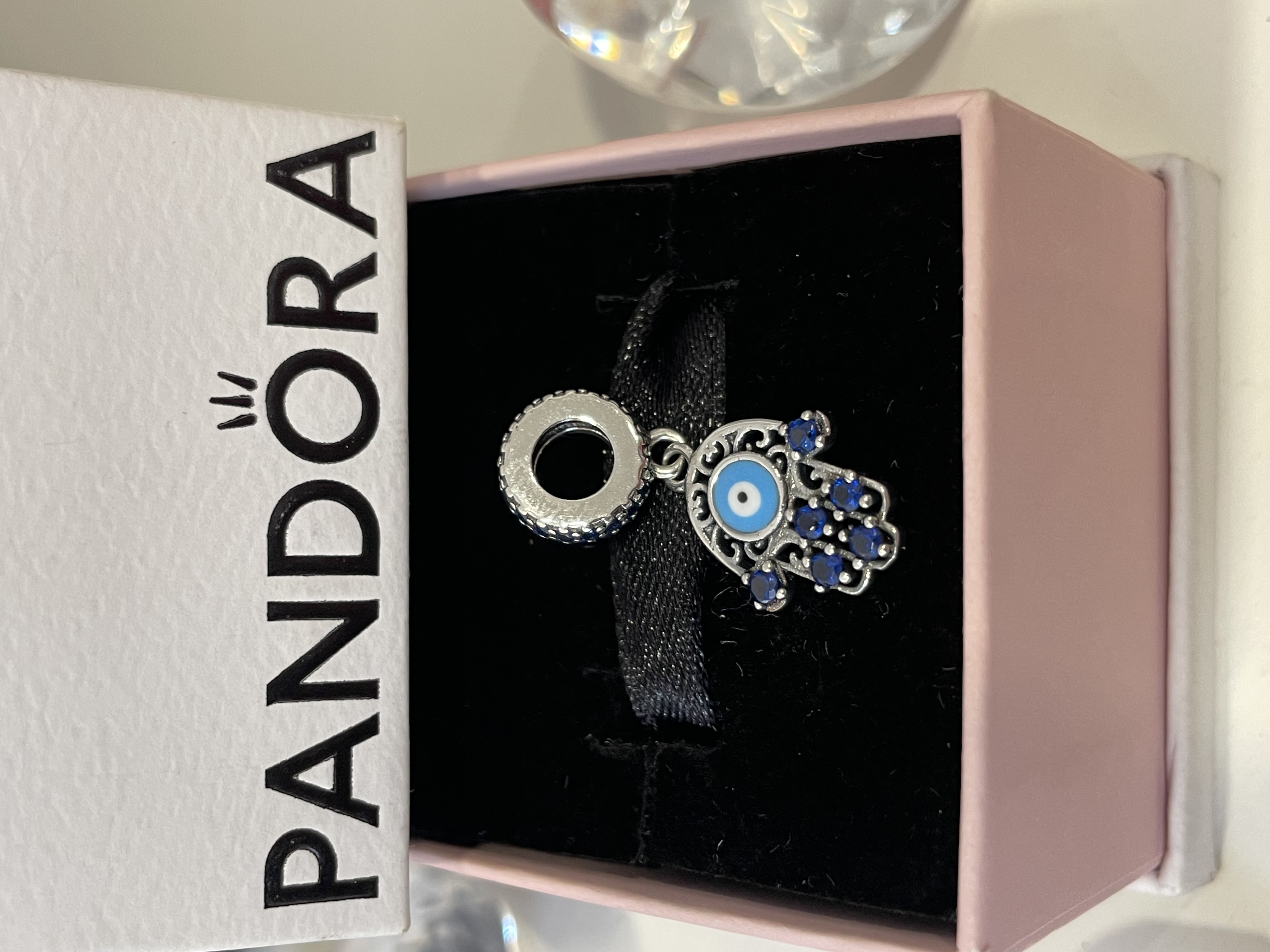 CHARM MANO DE FÁTIMA CON OJO TURCO 