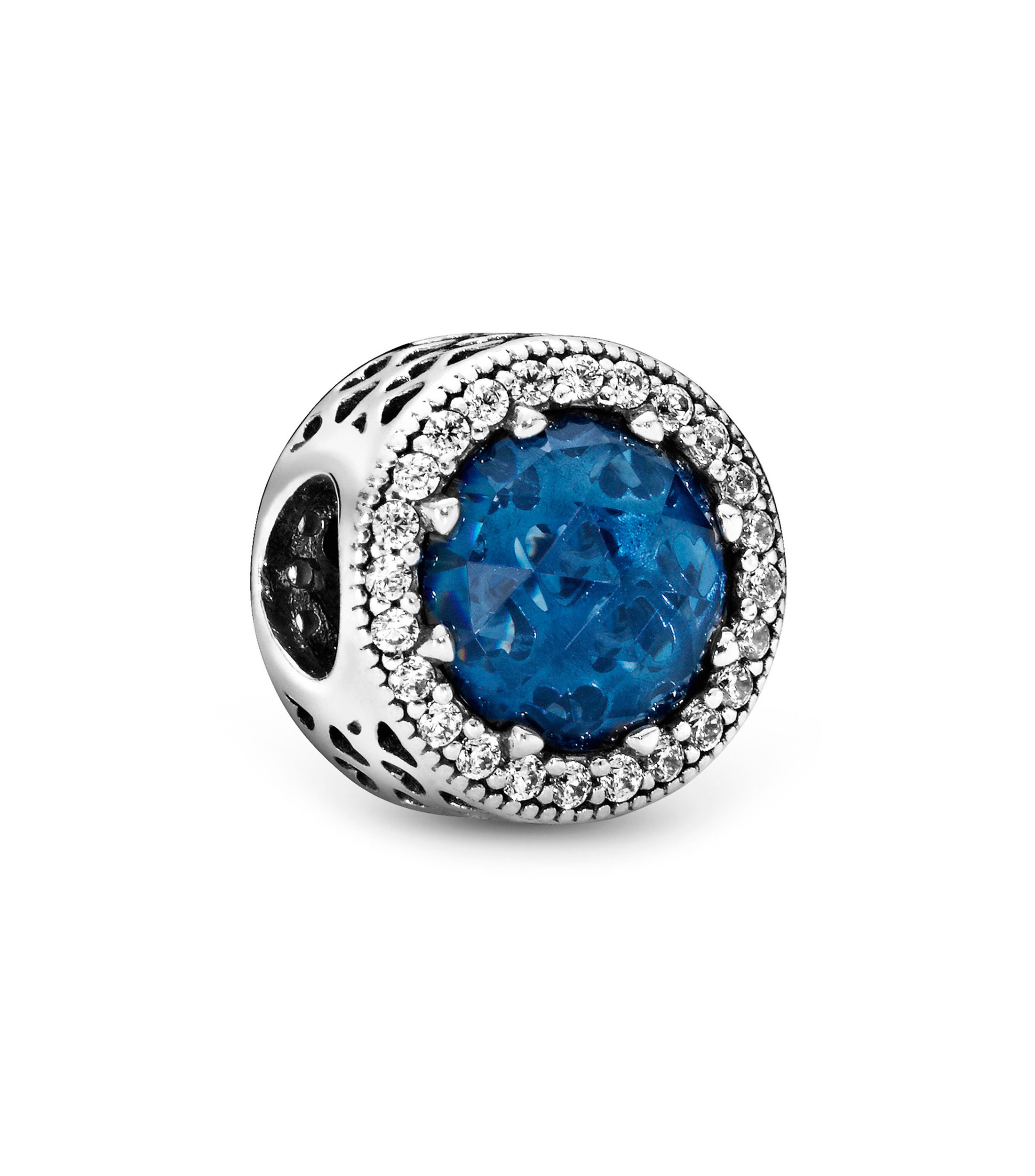 CHARM CIRCULAR AZUL CELESTE CON BORDE