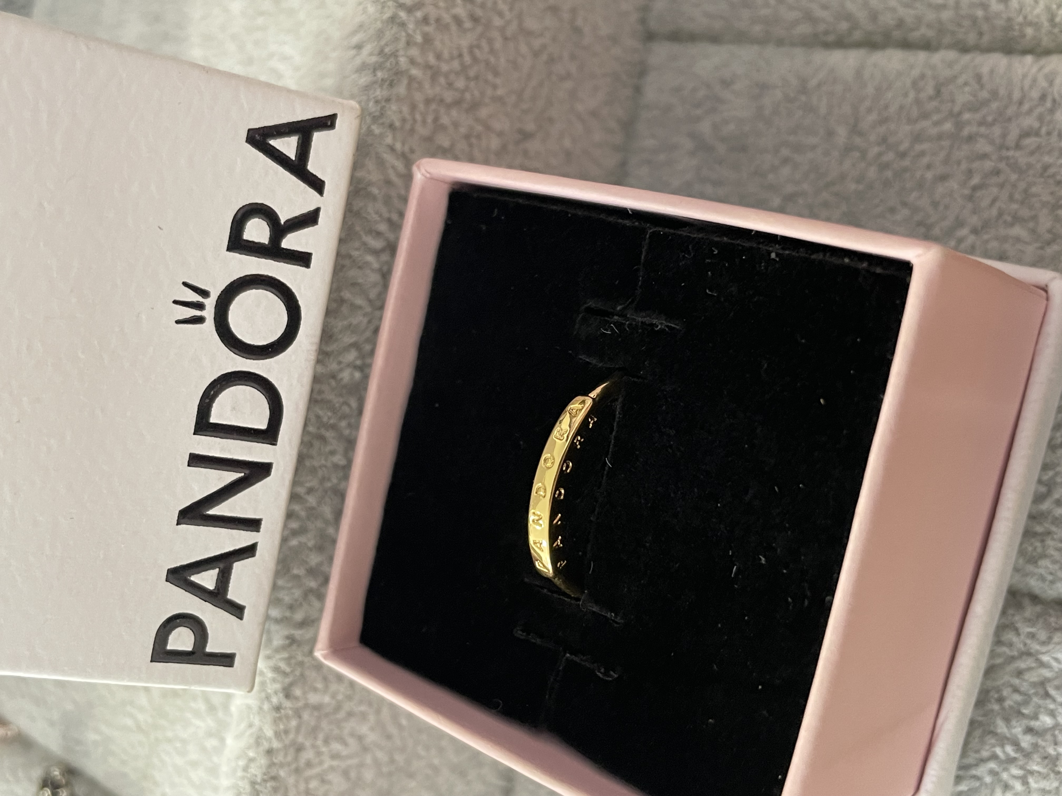 ANILLO PANDORA DORADO SENCILLO