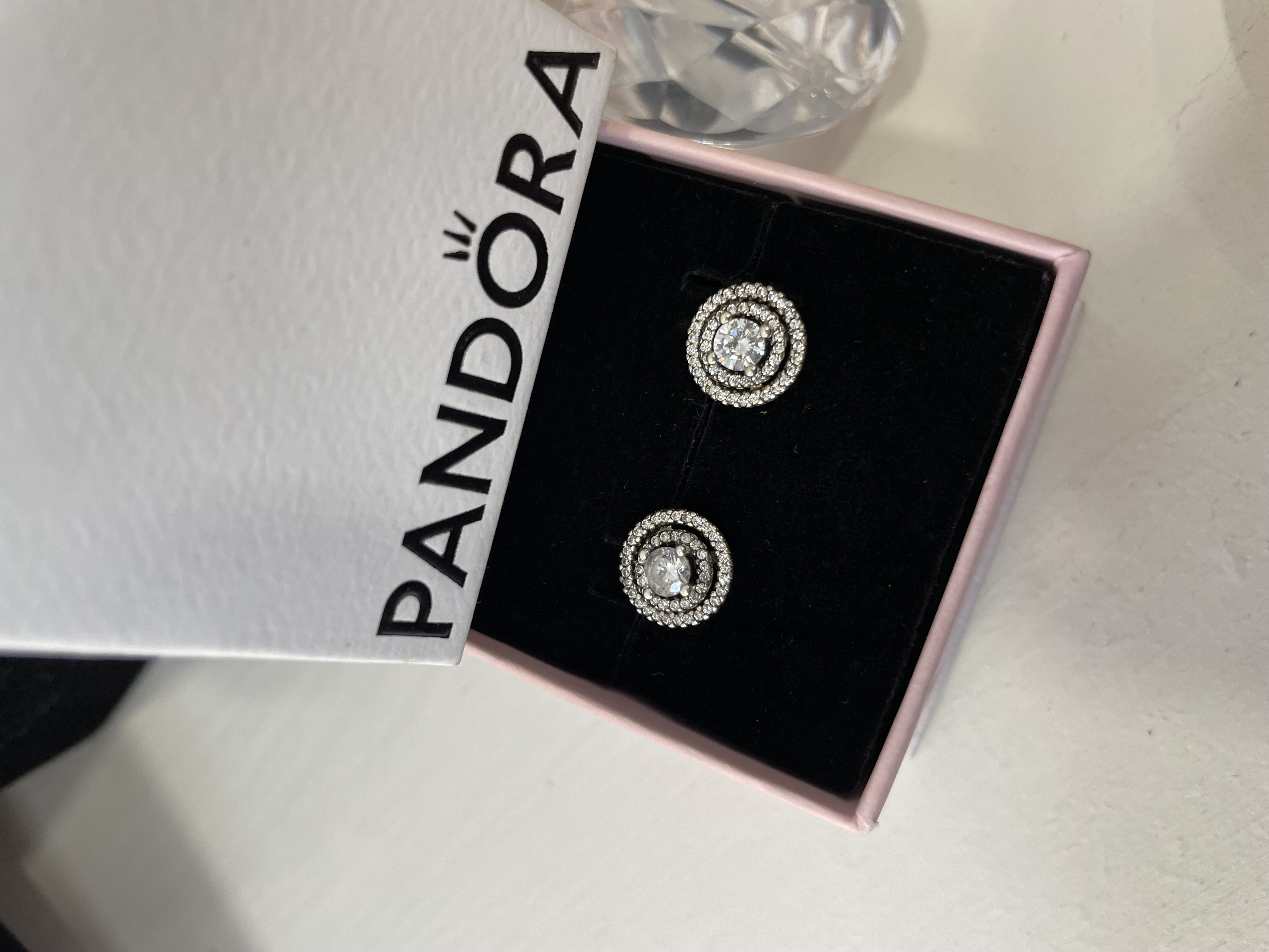 ARETES PIEDRA DOBLE ARO ZIRCONIA