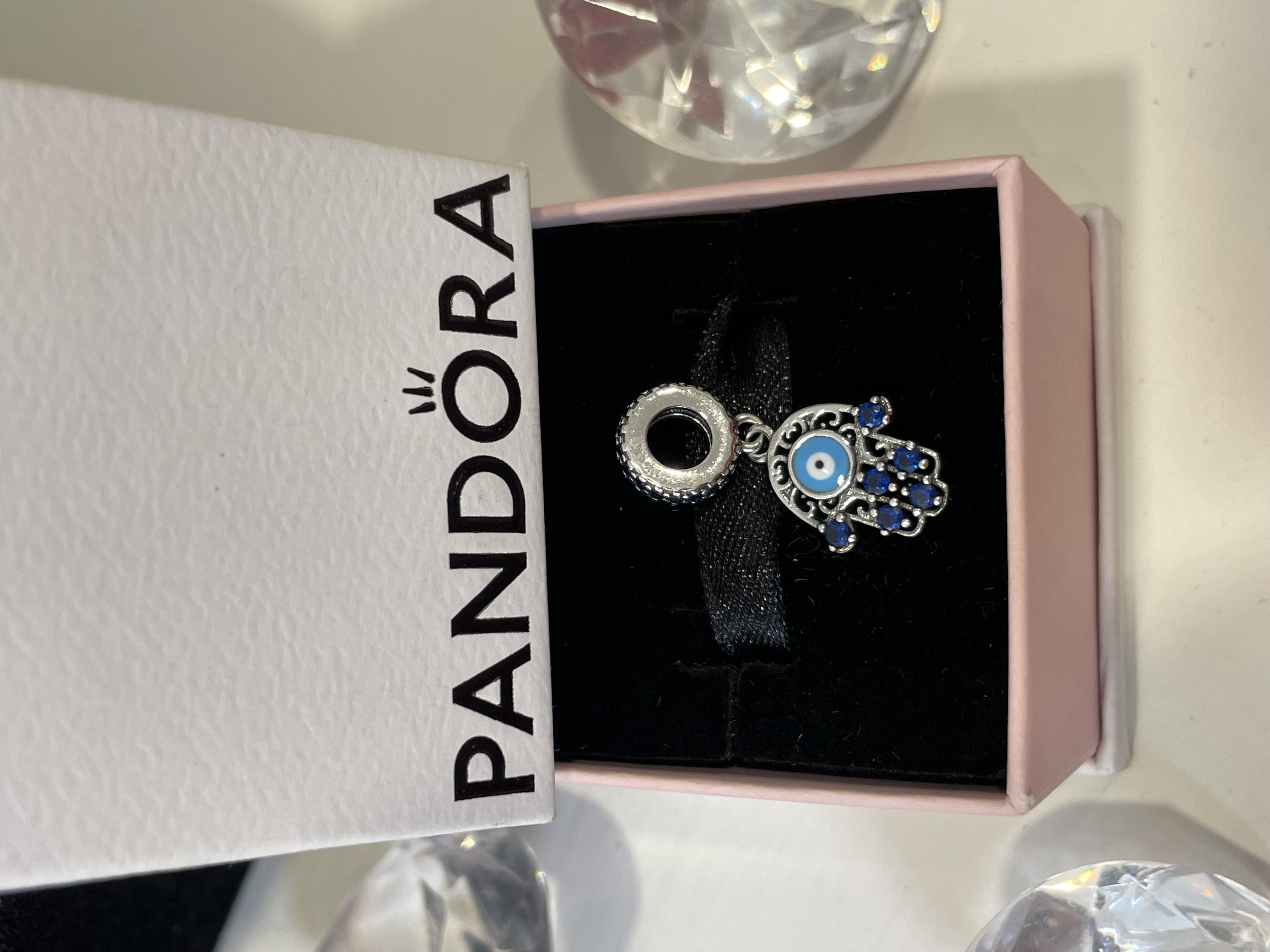 CHARM MANO DE FÁTIMA CON OJO TURCO 