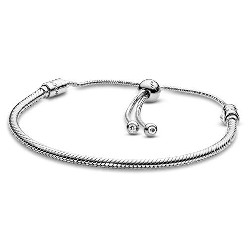 PULSERA DESLIZANTE AJUSTABLE PLATA