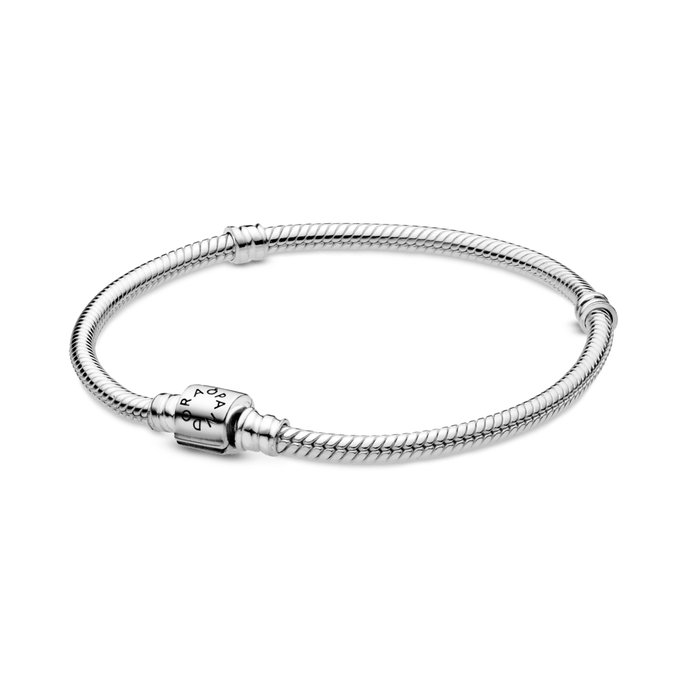 PULSERA CIERRE BARRIL PLATA