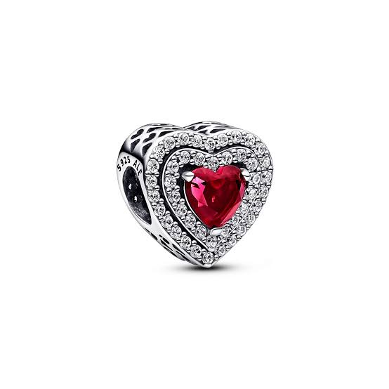 CHARM CORAZON DOBLE BORDE ZIRCONIAS