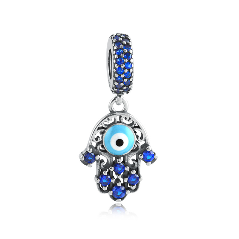CHARM MANO DE FÁTIMA CON OJO TURCO 