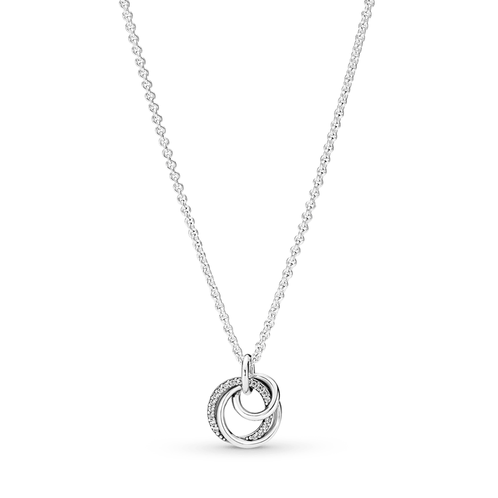 COLLAR AROS ENTRELAZADOS 