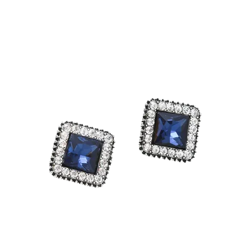 ARETES PIEDRA CUADRADA