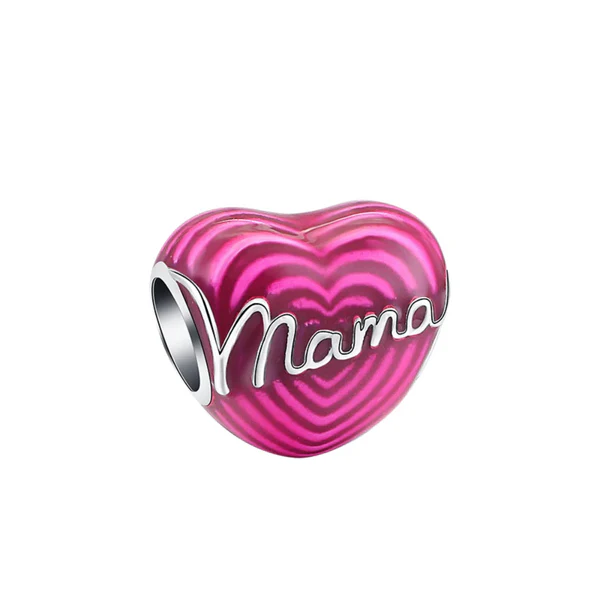 CHARM CORAZON ROSA MAMÁ