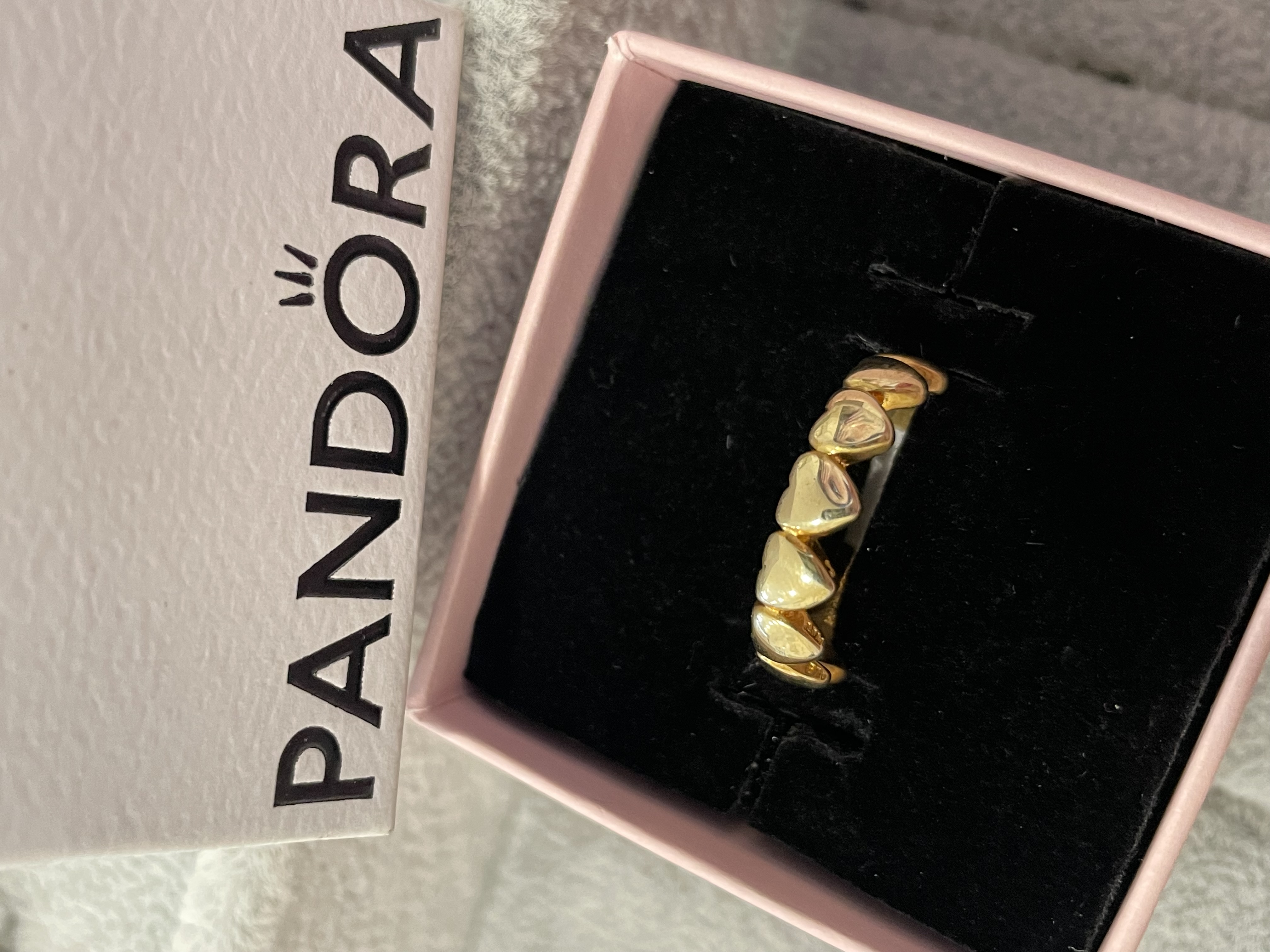 ANILLO CORAZONES DORADOS