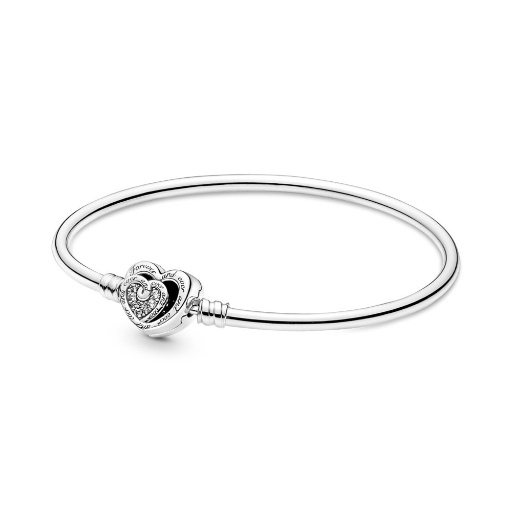 PULSERA BROCHES CORAZONES RIGIDA
